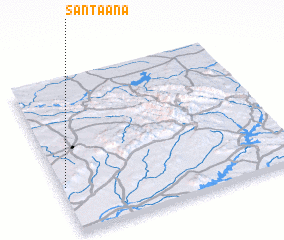 3d view of Santa Ana