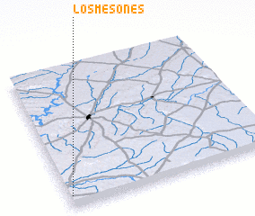 3d view of Los Mesones