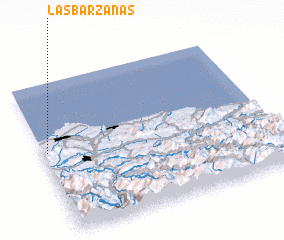 3d view of Las Bárzanas