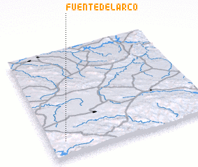 3d view of Fuente del Arco