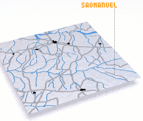 3d view of São Manuel