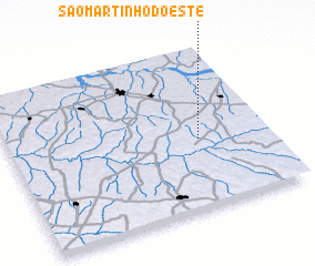 3d view of São Martinho dʼOeste