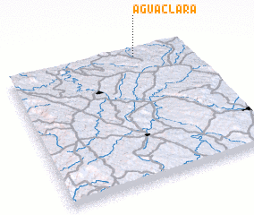 3d view of Água Clara