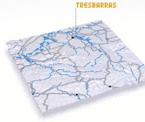 3d view of Três Barras