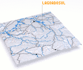 3d view of Lagoa do Sul