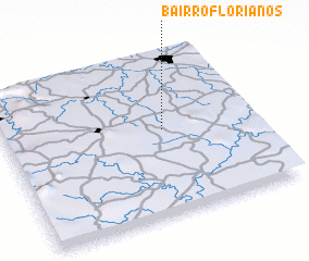 3d view of Bairro Florianos