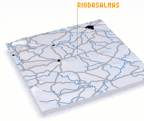 3d view of Rio das Almas