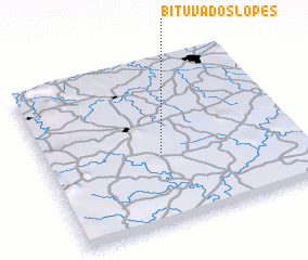 3d view of Bituva dos Lopes