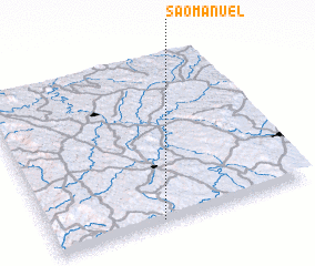 3d view of São Manuel