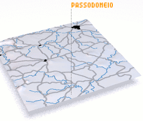 3d view of Passo do Meio