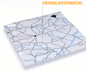 3d view of Faxinal dos Francos