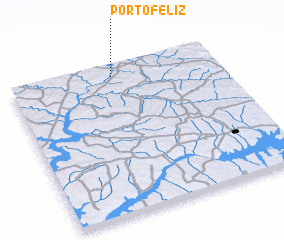 3d view of Pôrto Feliz