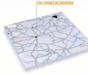 3d view of Colônia Cachoeira