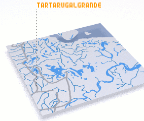 3d view of Tartarugal Grande
