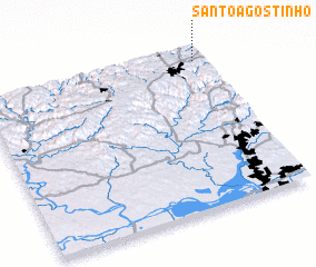 3d view of Santo Agostinho