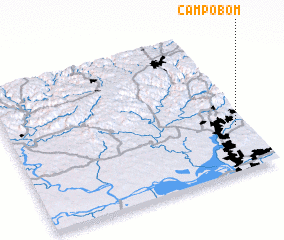 3d view of Campo Bom