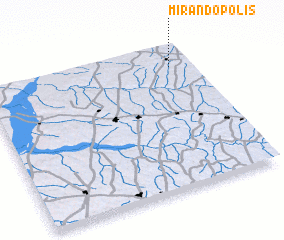 3d view of Mirandópolis