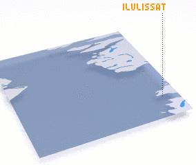 3d view of Ilulissat