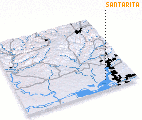 3d view of Santa Rita