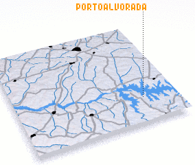 3d view of Pôrto Alvorada