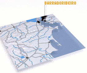 3d view of Barra do Ribeiro