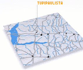 3d view of Tupi Paulista