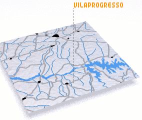 3d view of Vila Progresso
