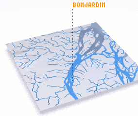 3d view of Bom Jardim