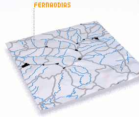 3d view of Fernão Dias