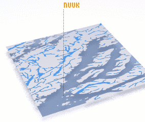 3d view of Nuuk