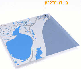 3d view of Porto Velho