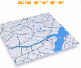 3d view of Pôrto Quinze de Novembro