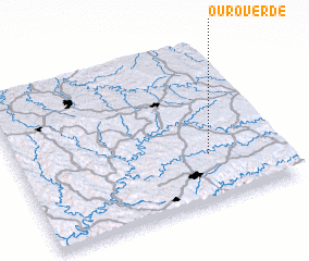 3d view of Ouro Verde