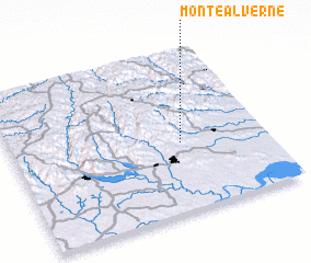 3d view of Monte Alverne
