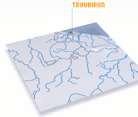 3d view of Trou Biron