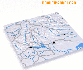 3d view of Boqueirão do Leão