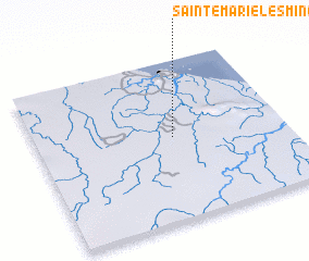 3d view of Sainte-Marie-les-Mines