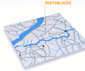 3d view of Ponto Alegre