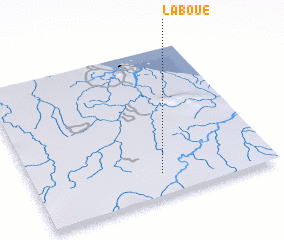 3d view of La Boue