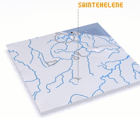 3d view of Sainte-Hélène