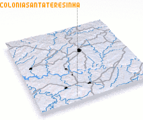 3d view of Colônia Santa Teresinha