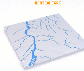 3d view of Monte Alegre