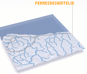 3d view of Fermes de Saint-Élie