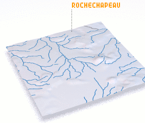 3d view of Roche Chapeau