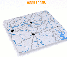 3d view of Assis Brasil