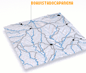 3d view of Bóa Vista do Capanema