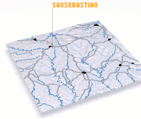 3d view of São Sebastião