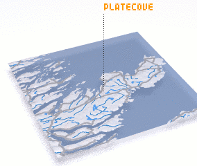 3d view of Plate Cove