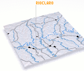 3d view of Rio Claro