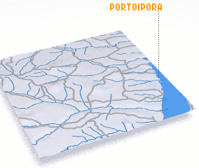 3d view of Pôrto Iporã